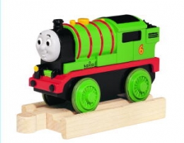 Wooden Railway Battery Percy